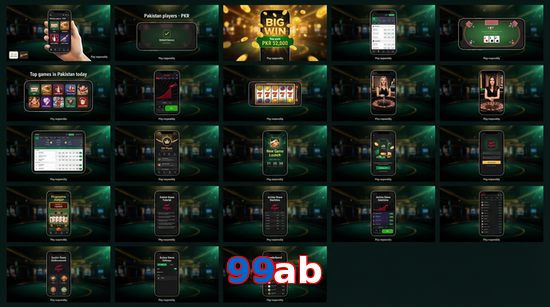 Main screen of 99Ab bet page for PK players